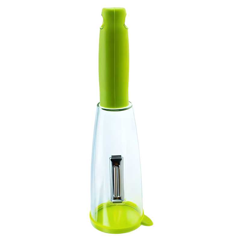 Vegetable & Fruit No Mess Peeler With Storage Container